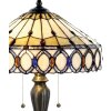 Stolní lampa Tiffany Ø 40x58 cm přírodní barevná