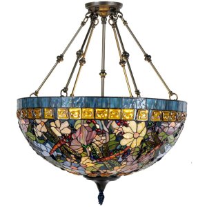 LumiLamp 5LL-5517 Závěsná lampa Tiffany...