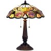 Stolní lampa Tiffany Ø 44x57 cm fialové barvy