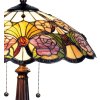 Stolní lampa Tiffany Ø 44x57 cm fialové barvy