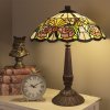 Stolní lampa Tiffany Ø 44x57 cm fialové barvy