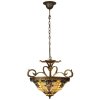 Závěsná lampa Tiffany 56x170 cm barevná