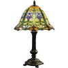 Stolní lampa Tiffany Ø 30x48 cm zelená barevná