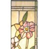 Stolní lampa Tiffany 18x45 cm hnědá