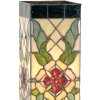 Stolní lampa Tiffany 18x45 cm růžová