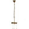 Stropní konzola hnědobronzová 130 cm