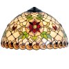 Stínidlo Tiffany Ø 30 cm žluté