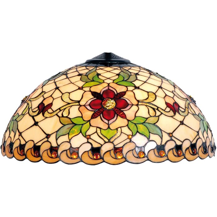 Stínidlo Tiffany Ø 50 cm oranžové