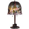 Stolní lampa Tiffany Ø 37x68 cm fialové barvy