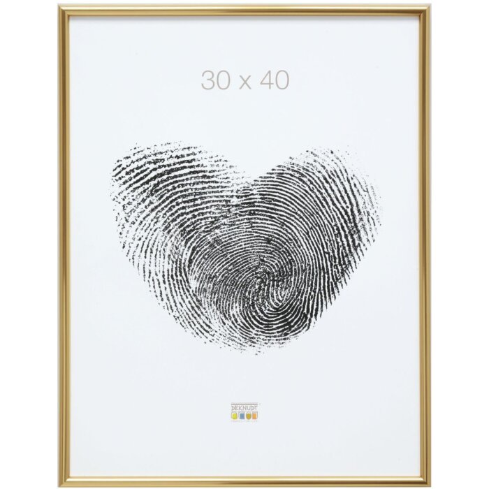 Plastový rámeček Deknudt S011 zlatý 21x29,7 cm Rámeček na certifikát DIN A4