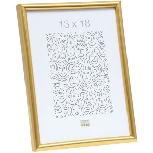 Plastový rámeček Deknudt S011 zlatý 21x29,7 cm Rámeček na certifikát DIN A4