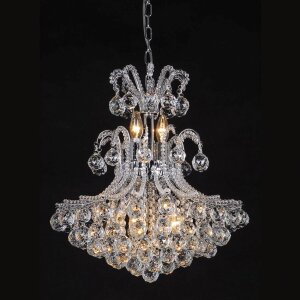 Lustr ze železa a skla Ø 50 cm - 5LL-CR31 Clayre Eef