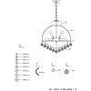 Lustr Ø 48 cm ze železa a skla - 5LL-CR36 Clayre Eef