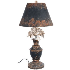 Stolní lampa Clayre & Eef Flower 37x71 cm -...