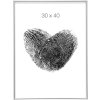 Plastový rám S011 13x18 cm ocel