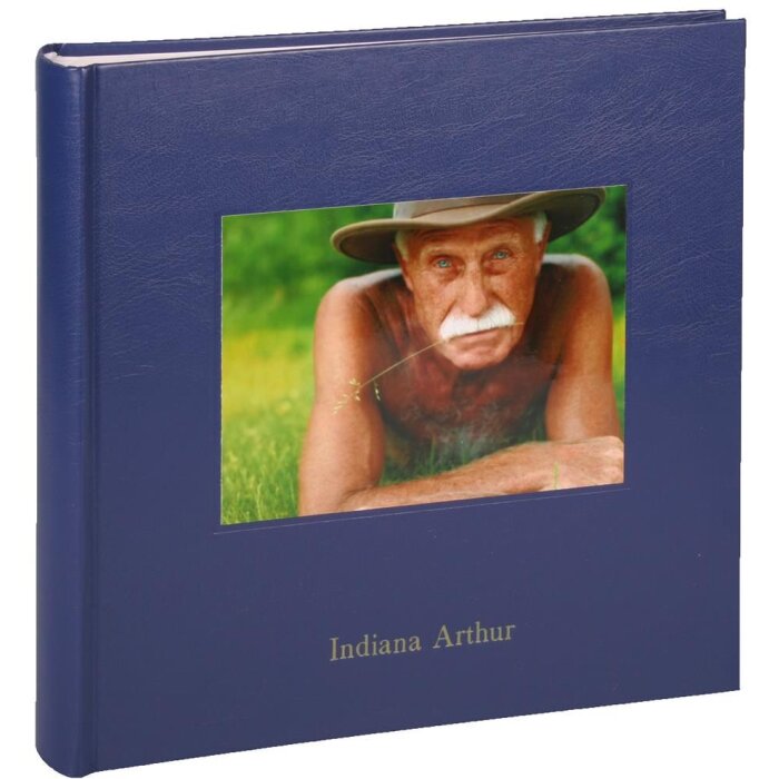 HNFD Fotoalbum KOLARA modré 30x30 cm s vaší fotografií + textem 100 bílých stran