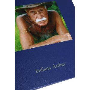 HNFD Fotoalbum KOLARA modré 30x30 cm s vaší fotografií + textem 100 bílých stran