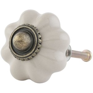 Nábytková klika Ø 3 cm v růžové barvě - 63498