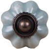 Clayre & Eef 63500 Dveřní knoflík Ø 3 cm Zelenohnědá keramika