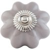 Nábytková klika Ø 4 cm v šedé barvě - 63512