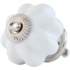 Nábytková klika Ø 4 cm v bílé barvě - 63514