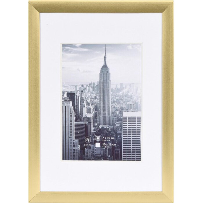 Hliníkový rám na obraz Manhattan 10x15 cm zlatý