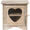 Clayre & Eef 6H1393 Držák na vejce STALL Shabby Style Wood Brown 19x19x14 cm