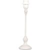 Clayre & Eef 6LMP249 Podstavec lampy Ø 9x33 cm Bílý plast kulatý