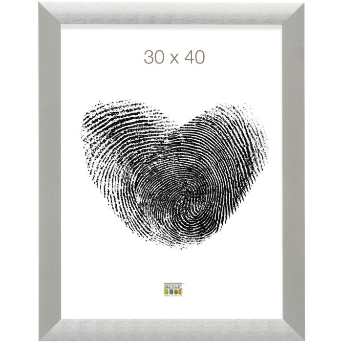 Hliníkový obrazový rám Tibbi ve stříbrné barvě ve formátu 20x28 cm