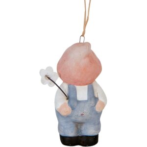 Clayre & Eef Dekorativní závěs trpaslík barevný
