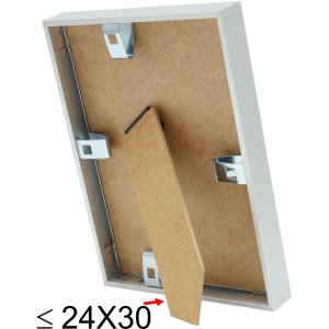 čtvercový obrazový rám MAARII 20x20 cm matný stříbrný
