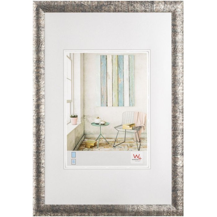 Rámeček na obraz TRENDSTYLE 13x18 cm - stříbrno-černý