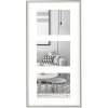 Walther plastový rámeček GALERIA 3 fotografie 13x18 cm stříbrný