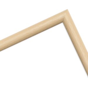 MendeFrames Dřevěný rámeček s polokruhovým profilem v barvě Dub, Mahagon, Natur nebo Černá