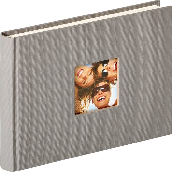 Walther Klein fotoalbum FUN šedé 22x16 cm 40 bílých stran