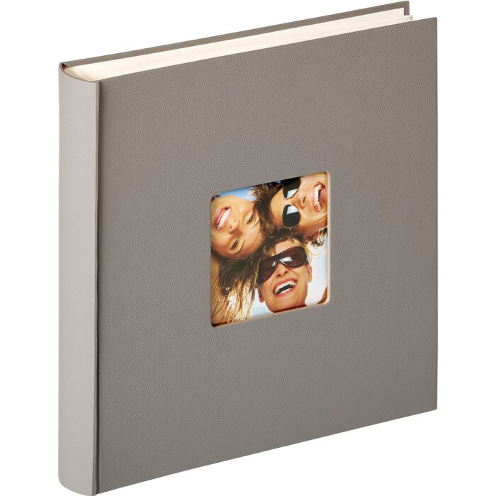 Walther Jumbo fotoalbum Fun grey 30x30 cm 100 bílých stran