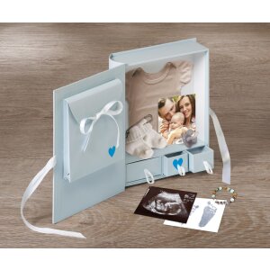 Walther Babybox Baby Animal modrý 27x24,5x7 cm