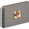 Spirálové album Walther Fun grey 23x17 cm 40 černých stran