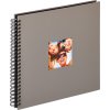 Spirálové album Walther Fun grey 30x30 cm 50 černých stran