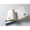 Walther Baby Album Baby Animal modré 28x25 cm 50 bílých stran
