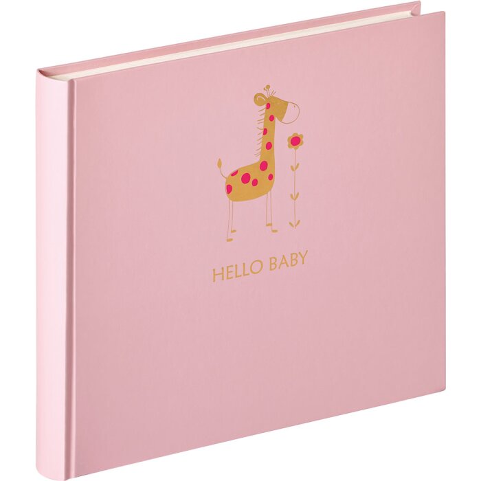 Walther baby album Baby Animal růžové 28x25 cm 50 bílých stran