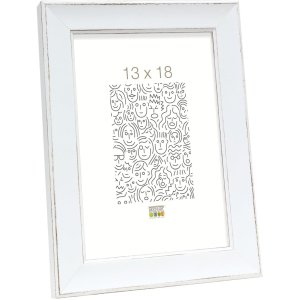 Dřevěný rám S45YF 15x20 cm bílý