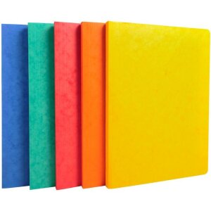 Exacompta dokumentový obal A4 pro 350 listů, manila karton 400g, žebrovaný zadní kryt