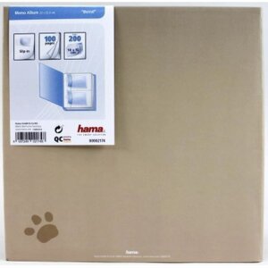 Hama memo album Bernd pro 200 fotografií 10x15 cm s popisky 22,5x22,5 cm