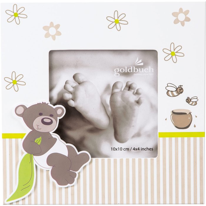 Goldbuch baby rám medvídek 10x10 cm