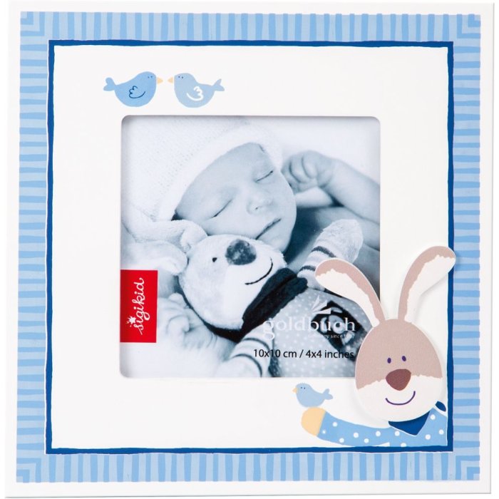 Goldbuch 920410 Semmelbunny modrý dětský rámeček 10x10cm