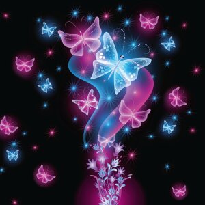 Goldbuch Zvuková školní taška s motýkem 70 cm