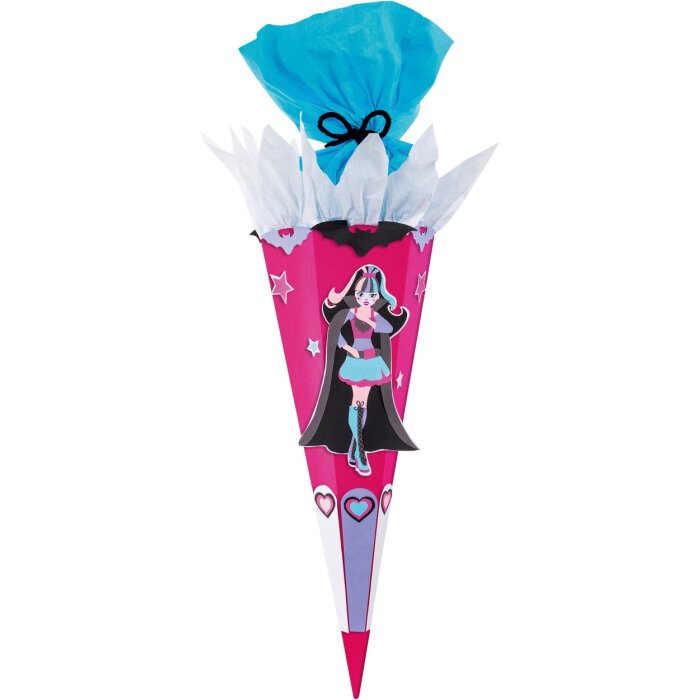 Goldbuch sada na výrobu 3D školního sáčku Lady Vampire, 70 cm, černá