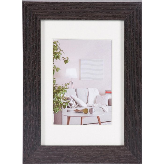 Rám na obraz moderní 10x15 cm tmavě hnědý
