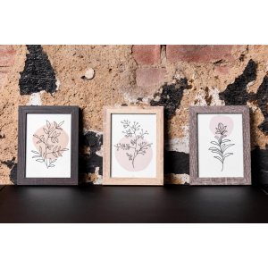 Rám na obraz moderní 10x15 cm tmavě hnědý